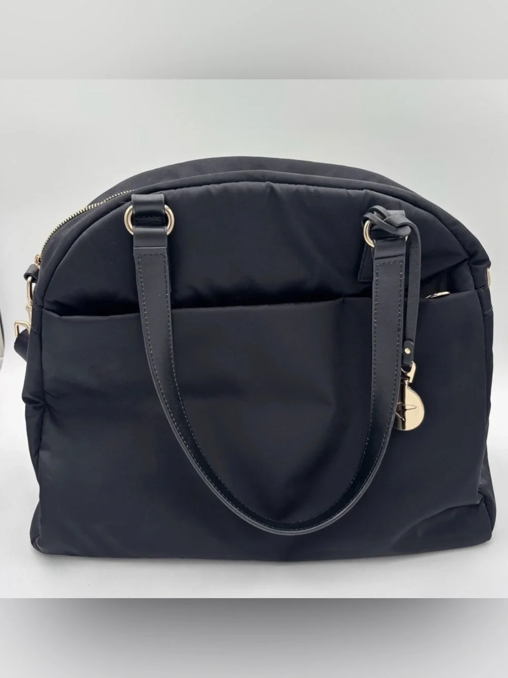 Lo & Sons O.G. Black Nylon Tote Travel Bag Carry All Carry-On Bag Laptop 13